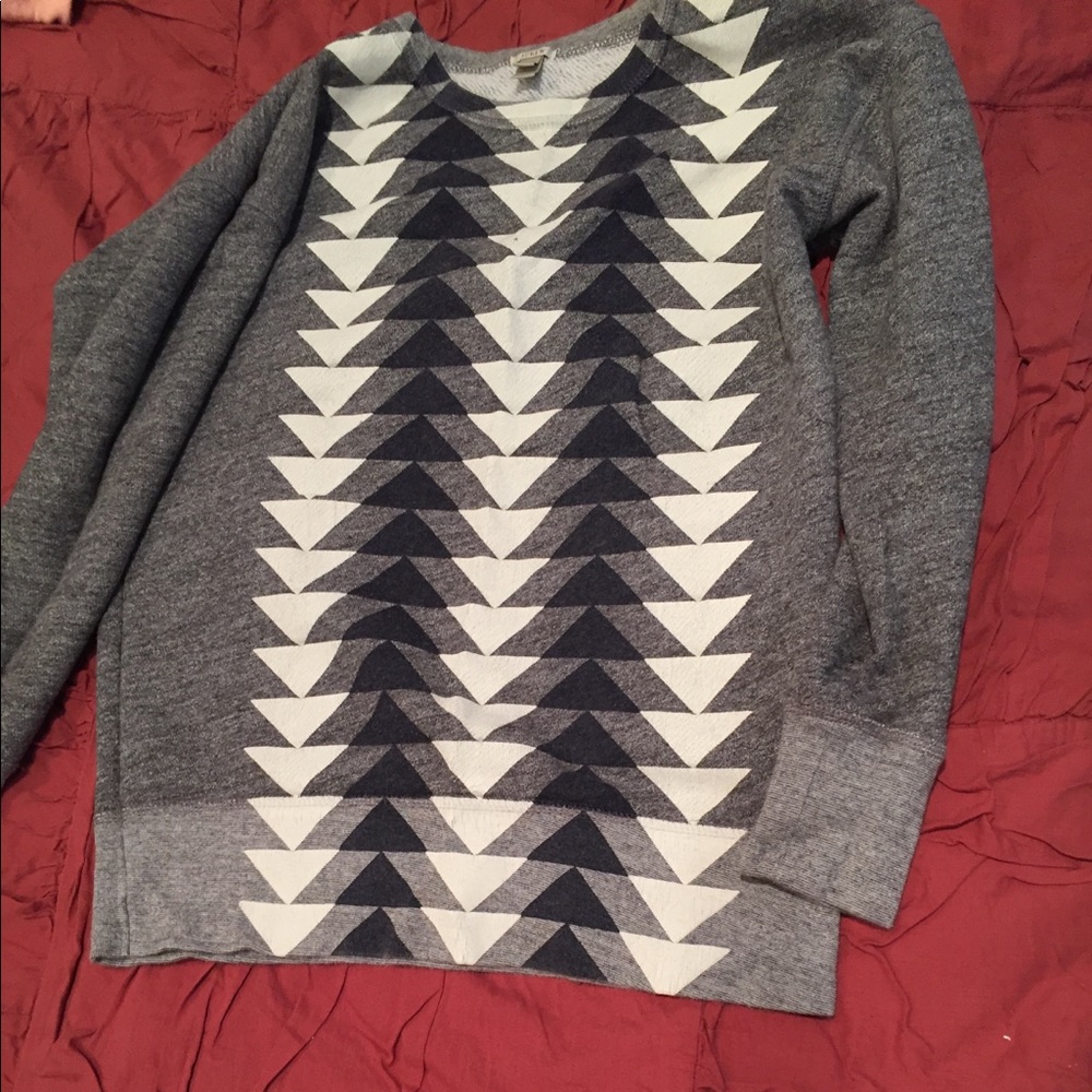 Graphic jcrew sweatshirt